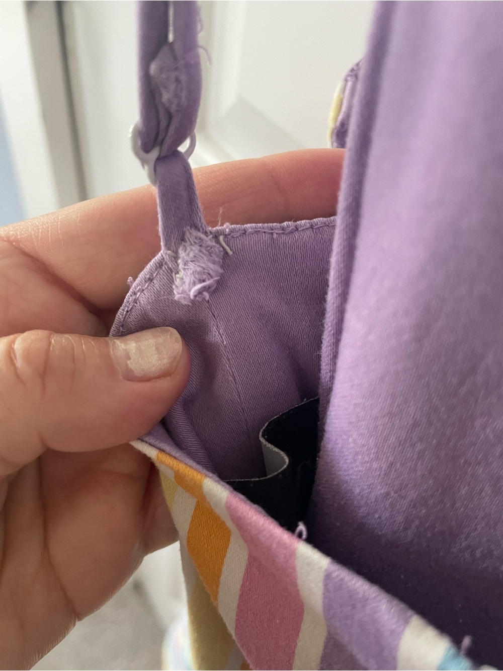 Collectif nova pastel rainbow dress - Picture 4 of 8